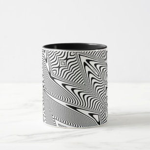 Optische Illusion 14 Abstraktes Design Tasse