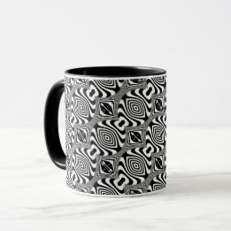 Optische Illusion 15 Abstrakte Gestaltung Tasse