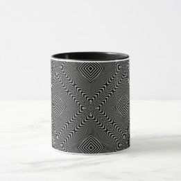 Optische Illusion 17 Abstrakte Gestaltung Tasse