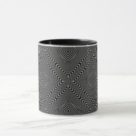 Optische Illusion 17 Abstrakte Gestaltung Tasse