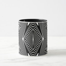 Optische Illusion 18 Abstrakte Gestaltung Tasse