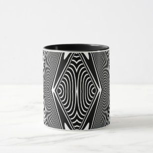 Optische Illusion 18 Abstrakte Gestaltung Tasse