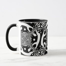 Optische Illusion 6 Abstraktes Design Tasse