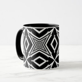 Optische Illusion 9 Abstraktes Design Tasse