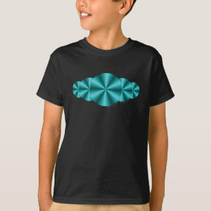 Optische Illusion Aqua Kid's and Baby Dark Shirt