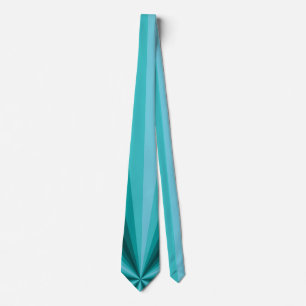 Optische Illusion Aqua Men's Neck Tie Krawatte