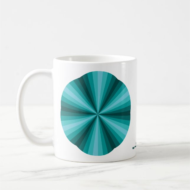 optische Illusion Aqua-Tasse Tasse (Links)