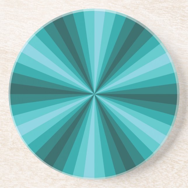optische Illusion Aqua-Untersetzer Untersetzer (Vorne)