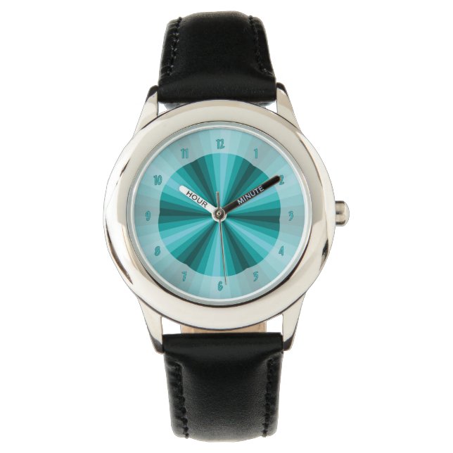 optische Illusion Aqua Watch Armbanduhr (Vorderseite)