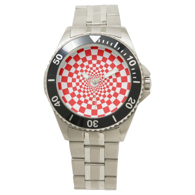 OPTISCHE ILLUSION ARMBANDUHR (Vorderseite)