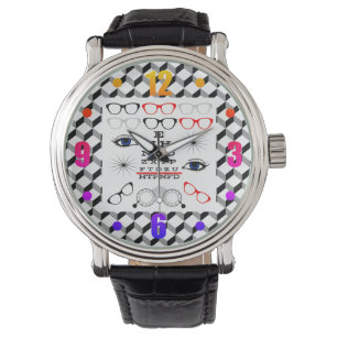 Optische Illusion Augendiagramm Ärzteschaft Optik Armbanduhr