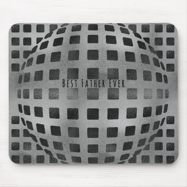 Optische Illusion - Bester Vater je - Mousepad-Des Mousepad (Vorne)