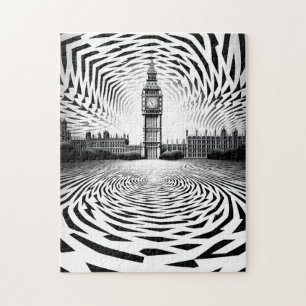 Optische Illusion Big Ben Puzzle