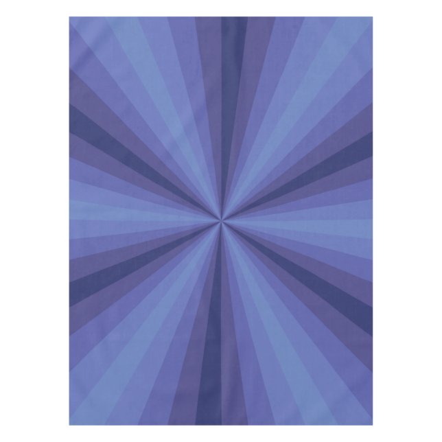 Optische Illusion Blaues Tablett Tischdecke (Vorderseite)