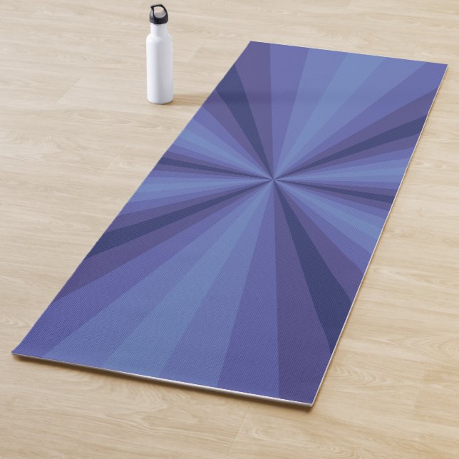 Optische Illusion Blue Yoga Mat Yogamatte (Beispiel)
