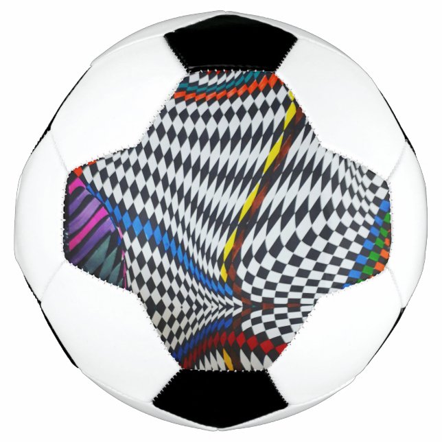 Optische Illusion Fußball (Vorderseite)