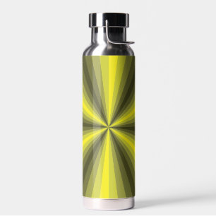 Optische Illusion gelb Trinkflasche