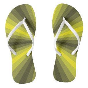 Optische Illusion Gelbe Flip Flops