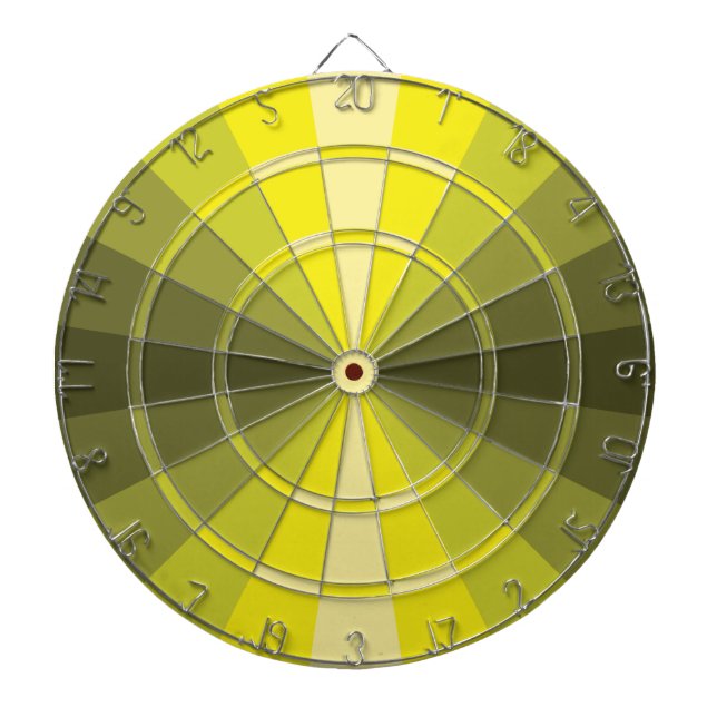 Optische Illusion-Gelbe Karte Dartscheibe (vorne)