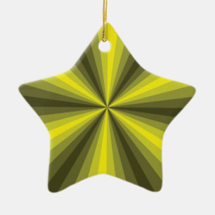 Optische Illusion Gelbe Ornament