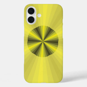 Optische Illusion Gelber Fall iPhone 16 Plus Hülle