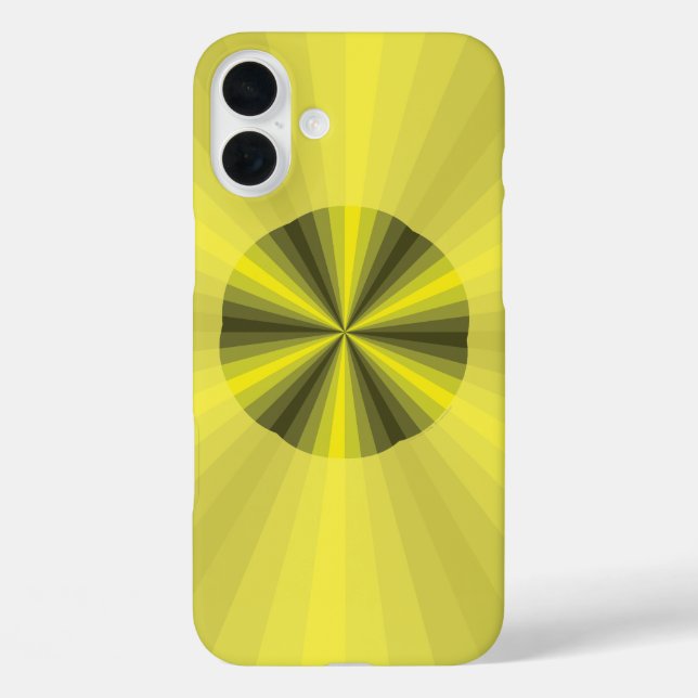 Optische Illusion Gelber Fall Case-Mate iPhone Hülle (Rückseite)