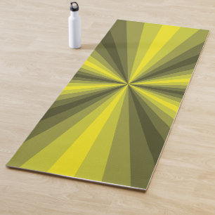 Optische Illusion Gelber Yogamat Yogamatte