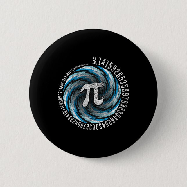 Optische Illusion Geometry Pi Math Science Stem 3. Button (Vorderseite)