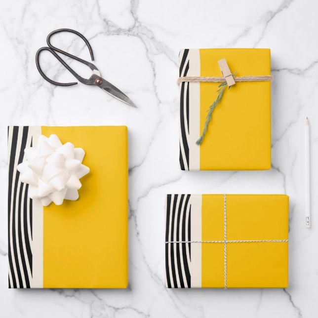 optische Illusion Geschenkpapier Set (Vorderseite)