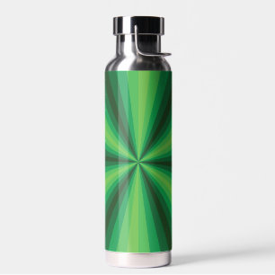 Optische Illusion grün Trinkflasche