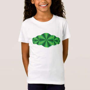 Optische Illusion grünes Shirt für Kinder und Klei
