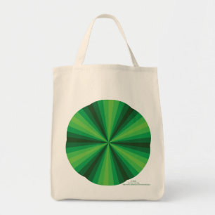 Optische Illusion Grüntasche Tragetasche
