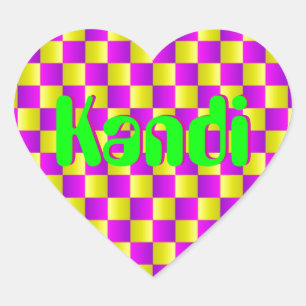 optische Illusion Herz-Aufkleber