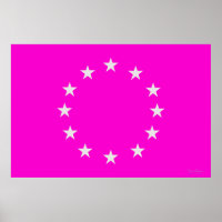 optische Illusion in der Flagge - EU