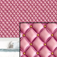 Optische Illusion in rosa gepolsterter Verbindung