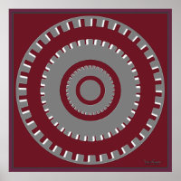 Optische Illusion langsam bewegender Gänge