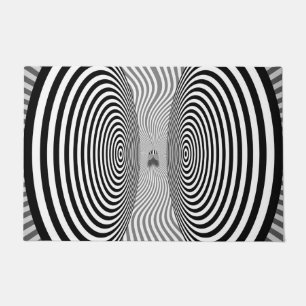 Optische Illusion - lästige Fliege Fußmatte