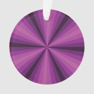Optische Illusion Lila Akrylverzierung Ornament