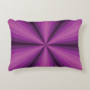 Optische Illusion Lila Akzent Pillow Dekokissen