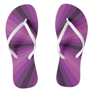 Optische Illusion Lila Flip Flops