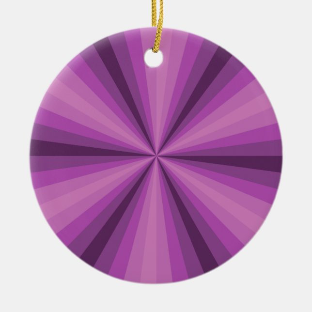 Optische Illusion Lila Ornament (Vorne)