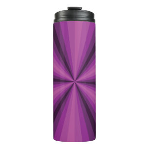 Optische Illusion Lila thermischer Tumbler Thermosbecher