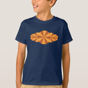 Optische Illusion Orange Kid's and Baby Dark Shirt