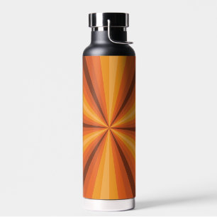 Optische Illusion Orange Trinkflasche