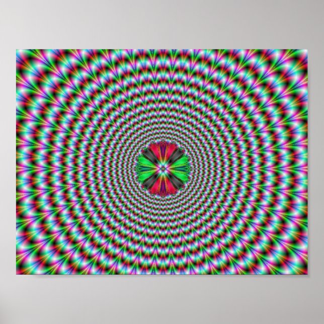 optische Illusion Poster (Vorne)