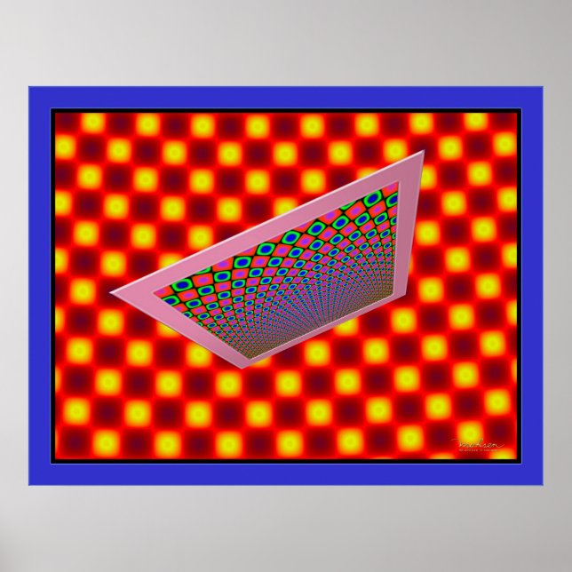 optische Illusion Poster (Vorne)
