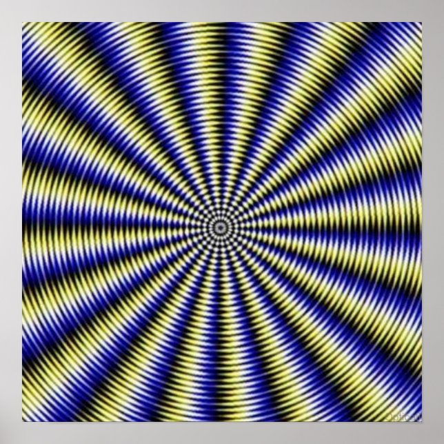 optische Illusion Poster (Vorne)