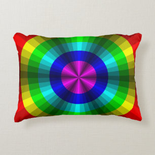 Optische Illusion Rainbow Akzente Kissen