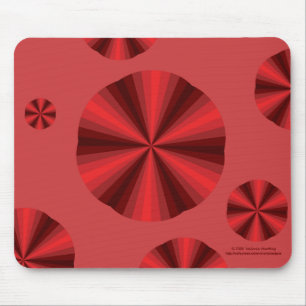 Optische Illusion Red Mousepad