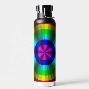 Optische Illusion Regenbogen Trinkflasche
